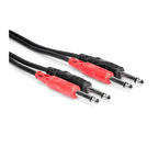 Hosa CPP-202 Dual 1/4 Inch To Dual 1/4 Inch Cable (2m)