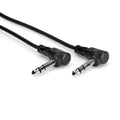 Hosa CSS103RR Right Angle TRS to Same Balanced Interconnect Cable - 3 ft