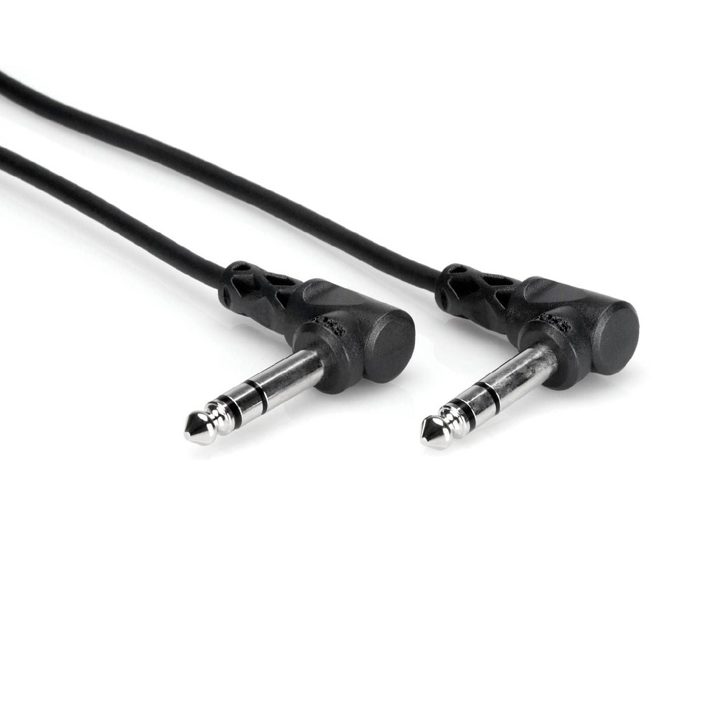 Hosa CSS103RR  Right Angle 1/4 In TRS to Same Balanced Interconnect Cable - 3 ft