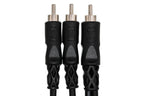 Hosa CYA-103 RCA to Dual RCA - 3 ft