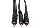 Hosa CYA-103 RCA to Dual RCA - 3 ft