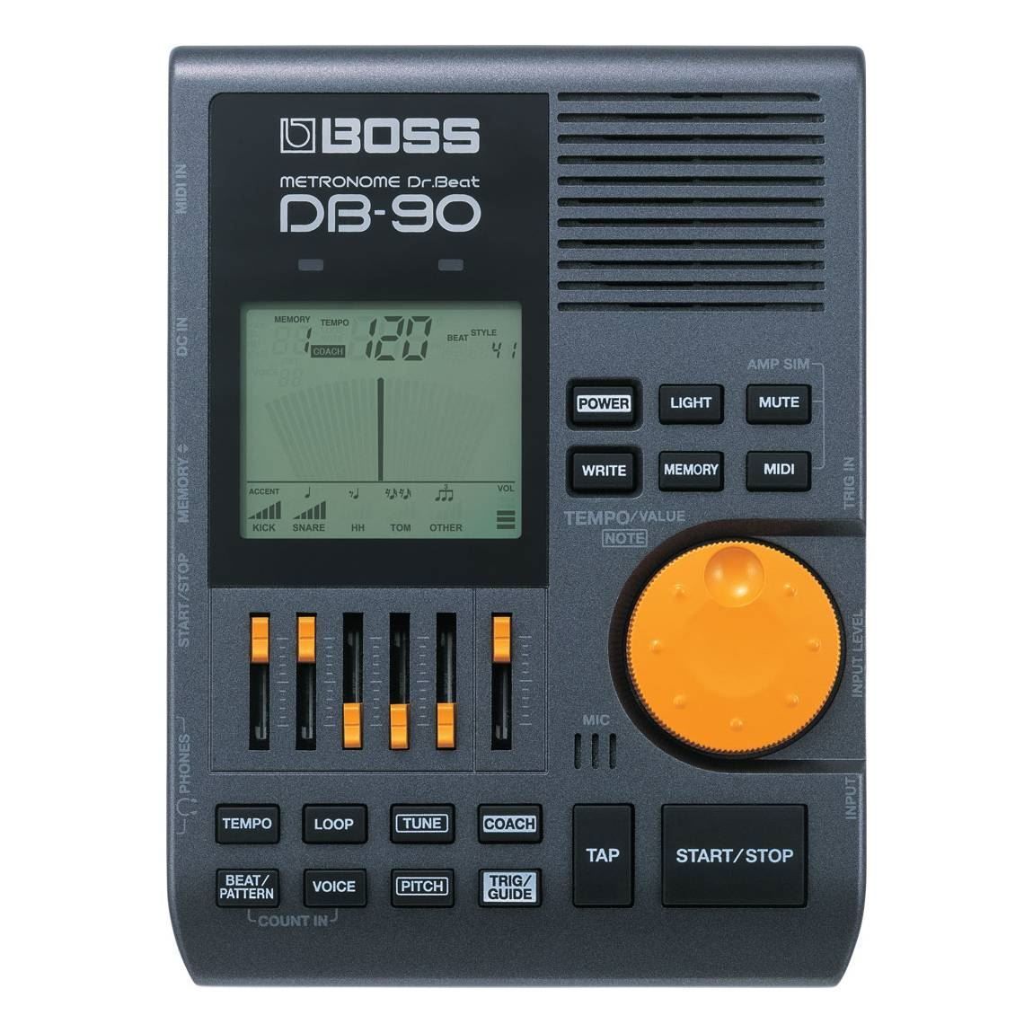 BOSS DB-90 Dr. Beat Metronome Includes Coach, Mic, Inst & MIDI Input