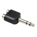 Hosa GPR-484 Adaptor Dual RCA(F) to 1/4 TRS