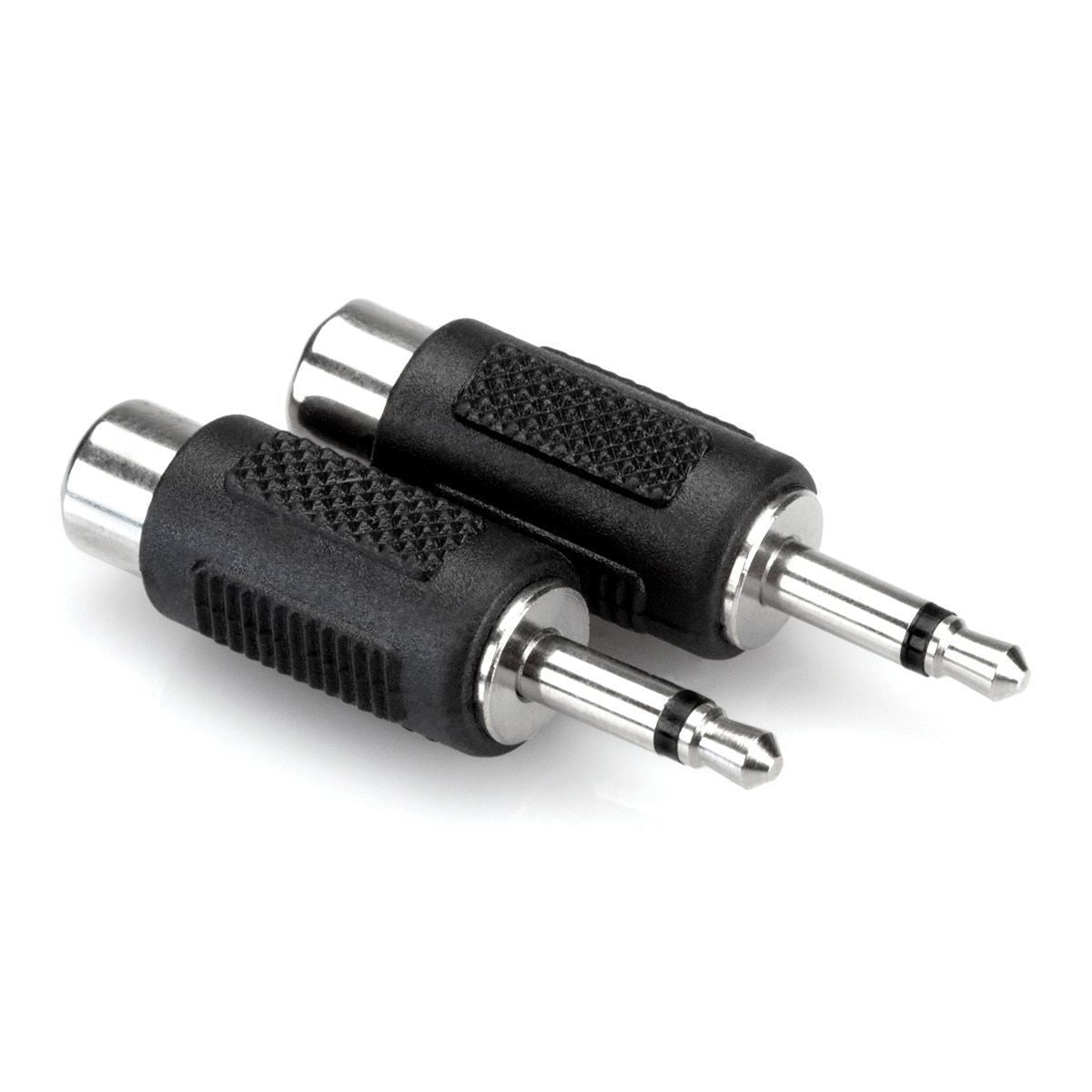 Hosa GRM-114 RCA(F) to 3.5 mm TS Adaptors - 2 Pack