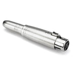 Hosa GXJ-183 XLR female to 1/4 inch TRS female adaptor for professional audio connections and PA equipment.