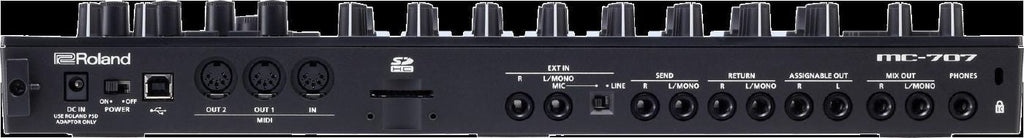 Roland MC707 8-Channel Performance & Production Groovebox with Sampling