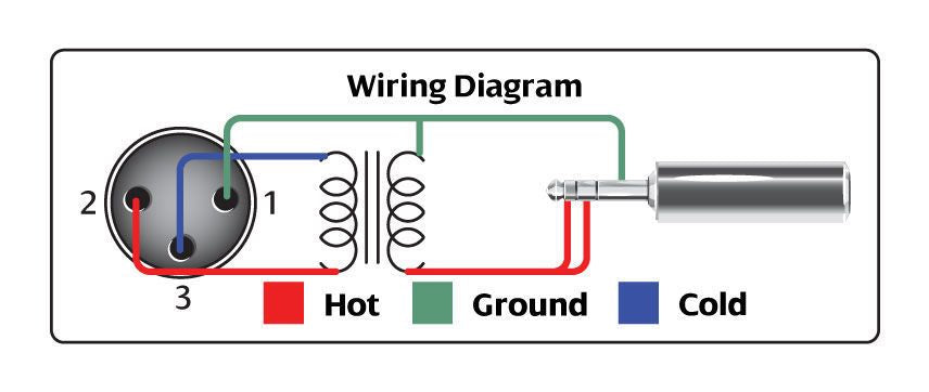 Hosa MIT-156 Low to High Impedance Matching Transformer