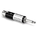 Hosa MIT-435 Impedance Transformer XLR(F) to 1/4 TS(M)