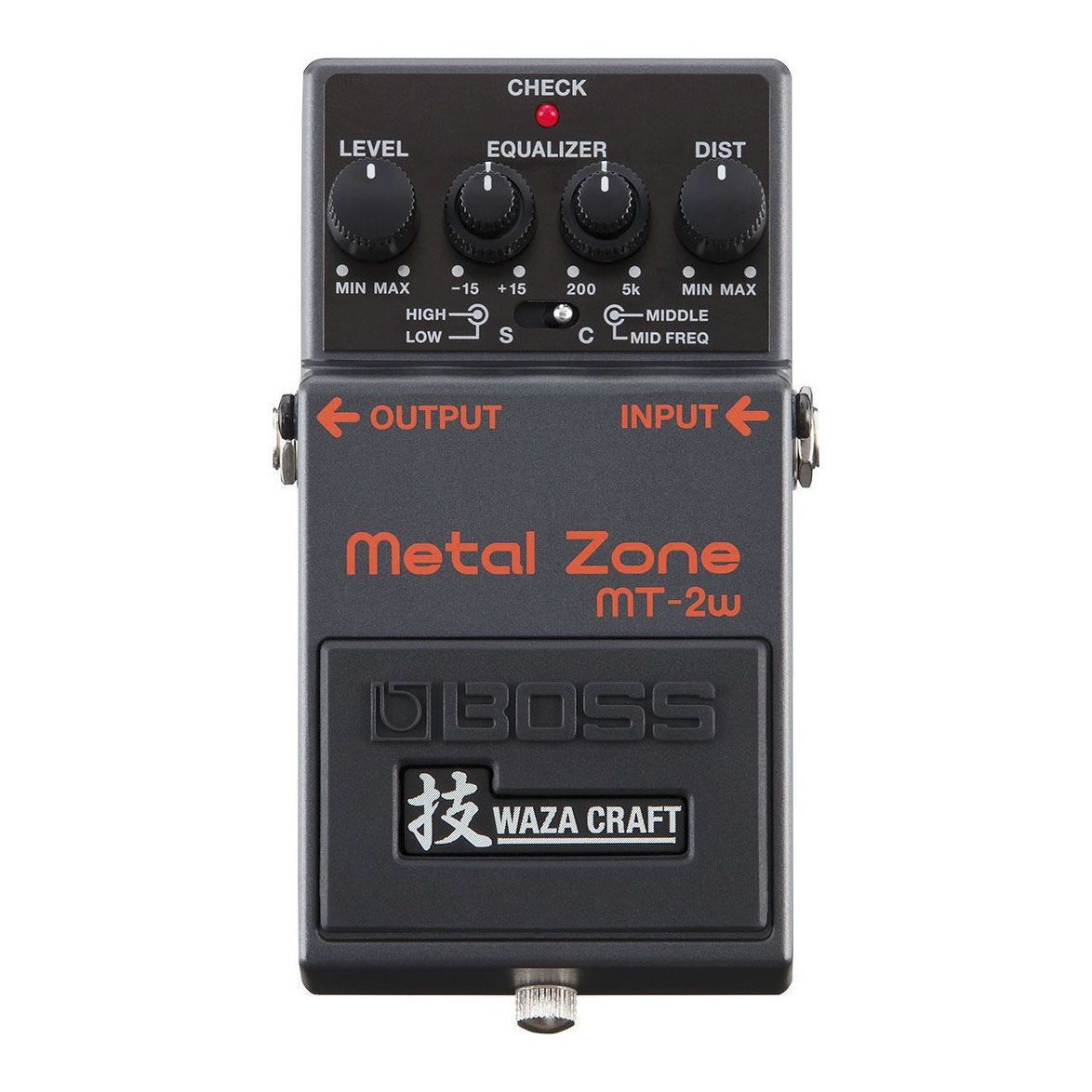 BOSS MT-2W Waza Craft Metal Zone Distortion Guitar Effects Pedal (MT2W)