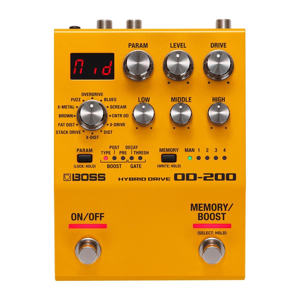 BOSS OD-200 Hybrid Drive Guitar Effects Pedal