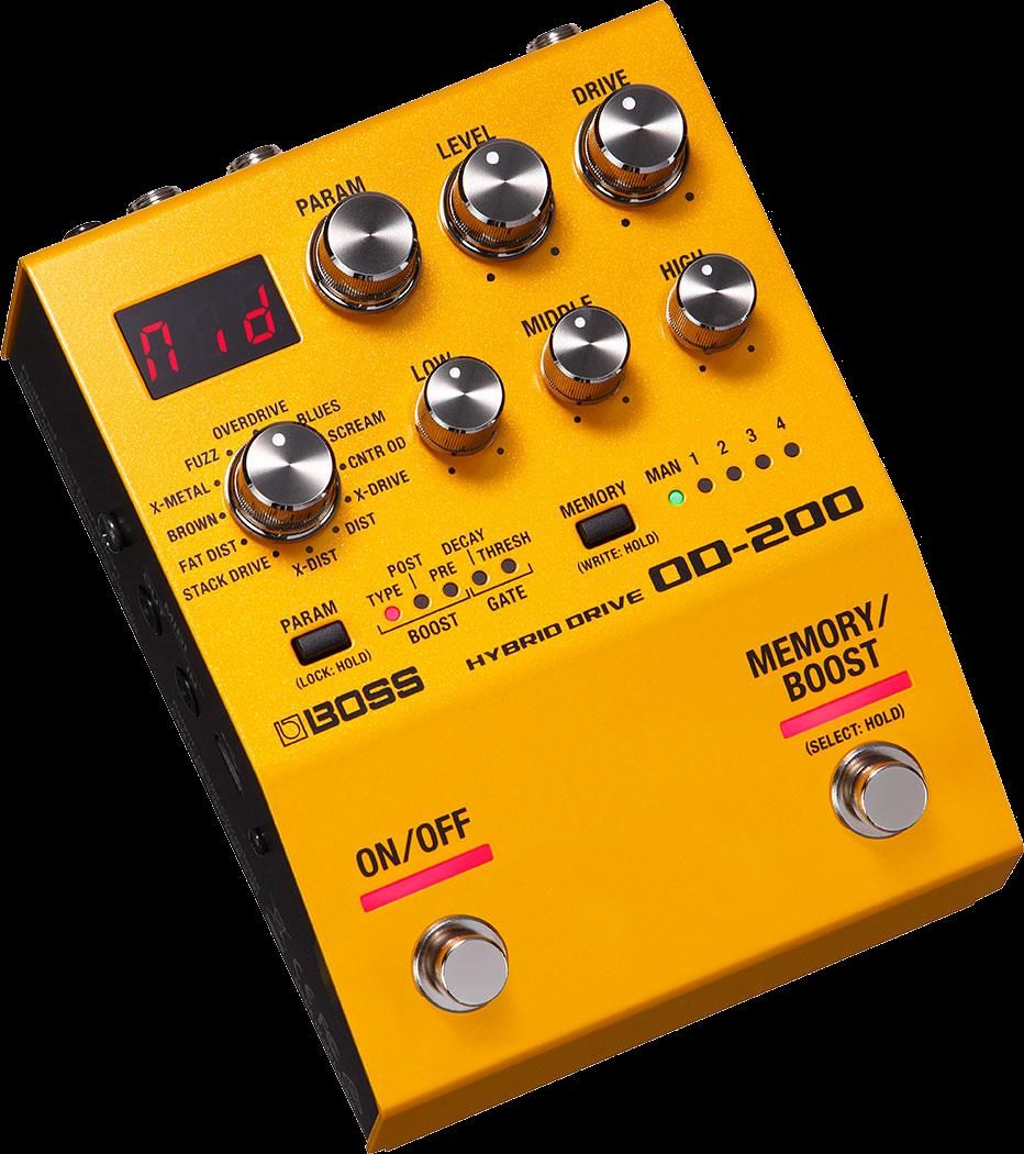 BOSS OD-200 Hybrid Drive Guitar Effects Pedal