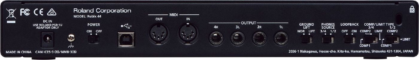 Roland Rubix44 USB Audio Interface (Rubix 44)
