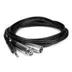Hosa SRC203 Insert Cable 1/4 In TRS to XLR3M and XLR3F - 3 meters