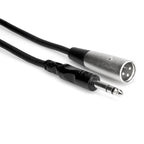 Hosa STX-103M 1/4 inch TRS to XLR male balanced interconnect cable, 3ft, used for professional audio connections.