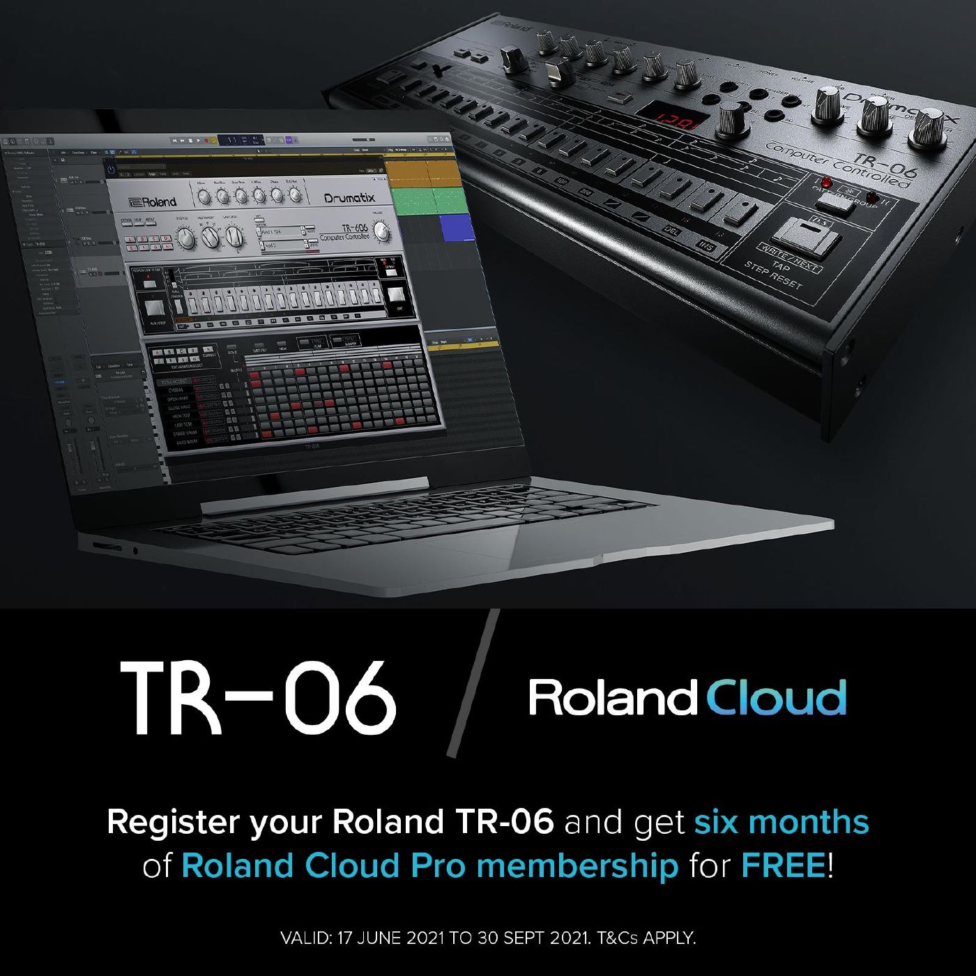 Roland Boutique TR06 Drumatix Drum Machine (TR-06)