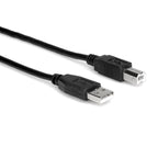 Hosa USB 2.0 A Male to B Male Universal Serial Bus Cable (1.5m)