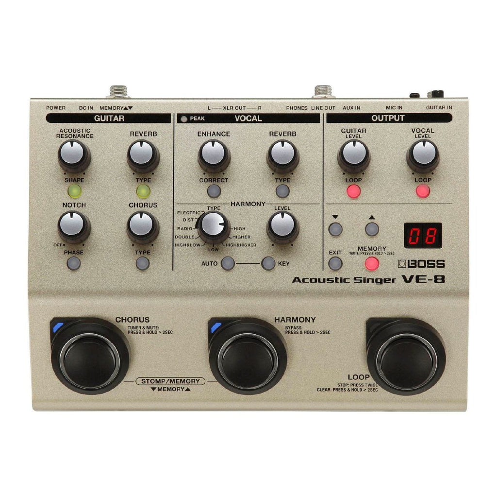 BOSS VE-8 Acoustic Singer