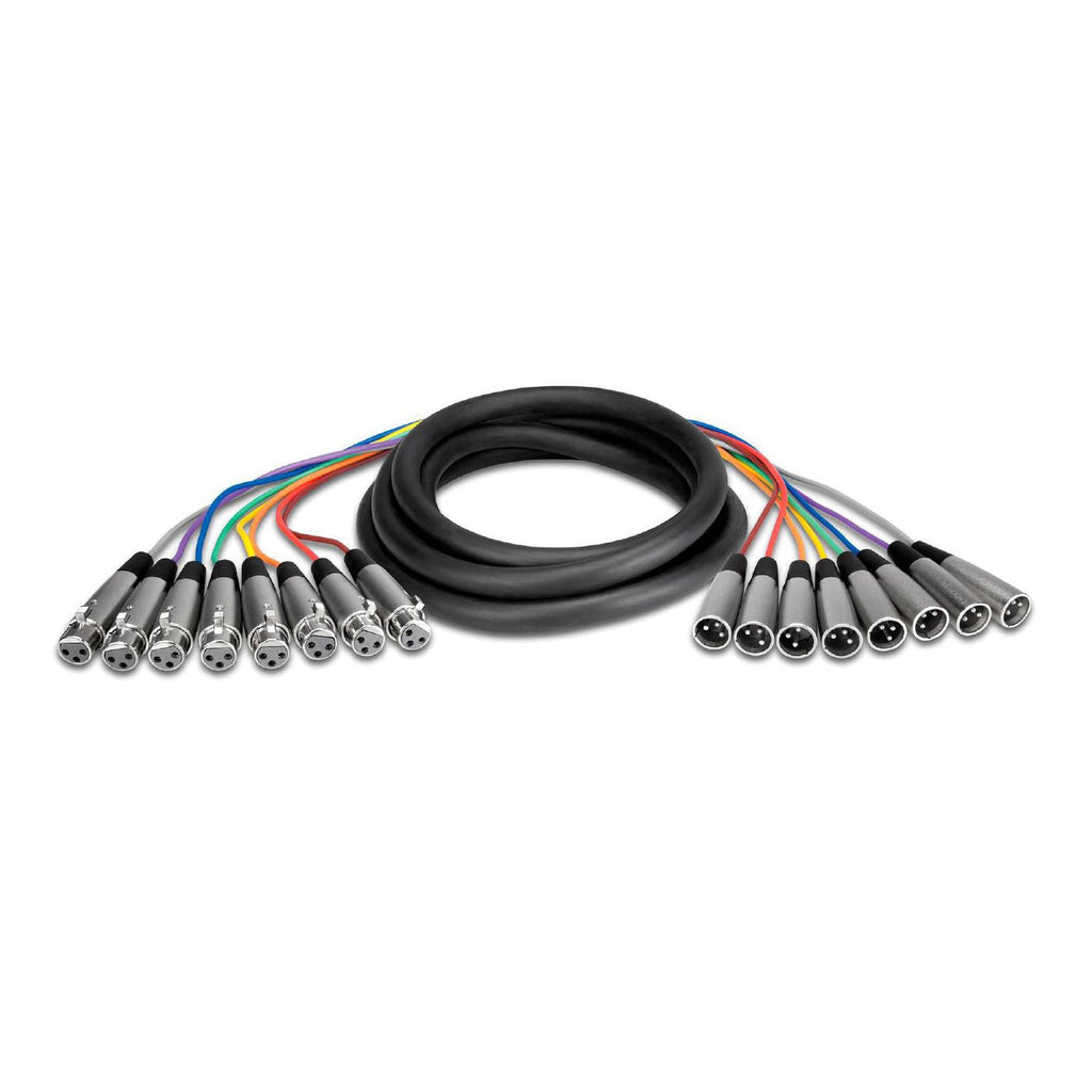 Hosa XLR807 Balanced Snake 8-Channel - XLR3F to XLR3M -7 meters