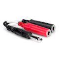 Hosa YPP-117 1/4" TRS(M) to Dual 1/4" TS(F) Breakout