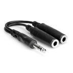 Hosa YPP-118 1/4 TRS(M) to Dual 1/4 TRS(F) Female Y Cable