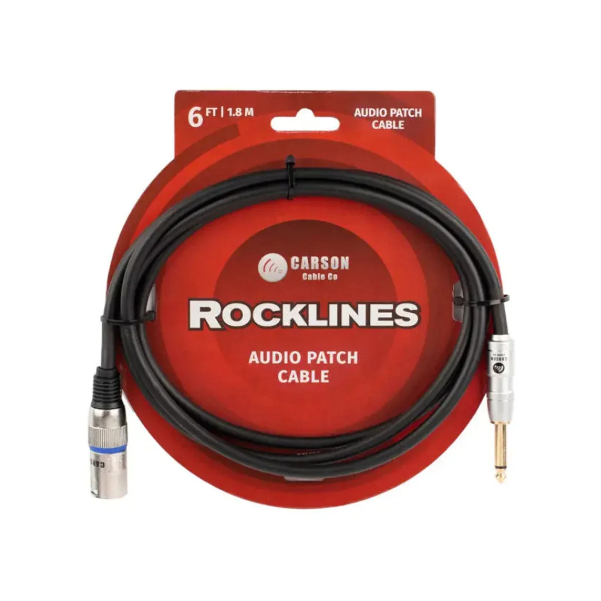 Carson Rocklines TS Jack to XLR (M) 6ft / 1.8m