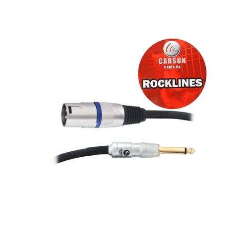 Carson ROM20H Rocklines XLR to ¬º Microphone Cable - 6m