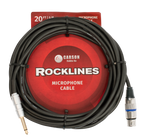 Carson ROM20H Rocklines XLR to ¬º Microphone Cable - 6m