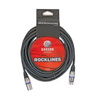 Carson ROM20L Rocklines XLR to XLR Microphone Cable - 6m