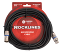 Carson ROM20L Rocklines XLR to XLR Microphone Cable - 6m