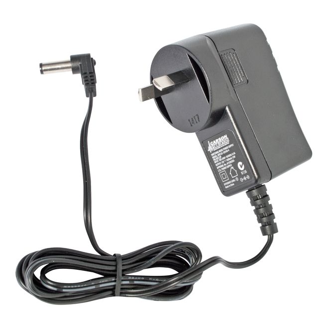 Carson 12v DC 1000mA 2.1mm C+ Power Supply