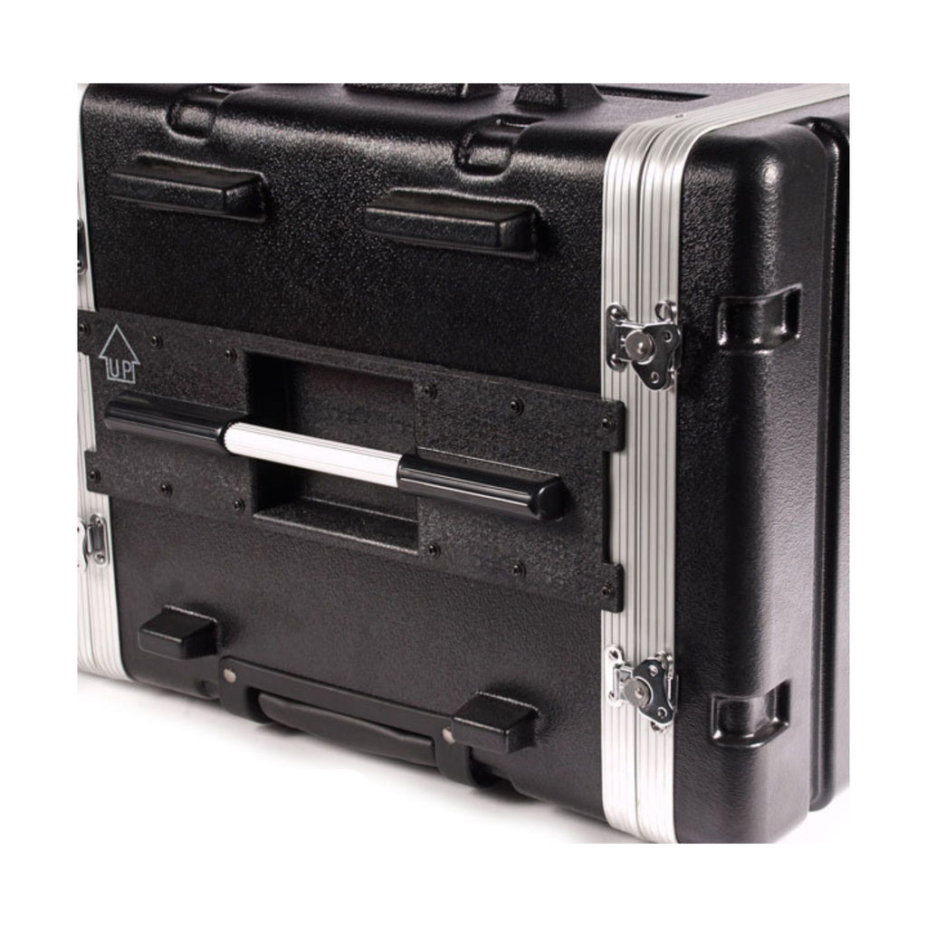 SWAMP Industries Swamp 8U ABS 19-inch rack case with extra depth, durable case for audio and equipment storage.