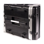 SWAMP Industries Swamp 8U ABS 19-inch rack case with extra depth, durable case for audio and equipment storage.