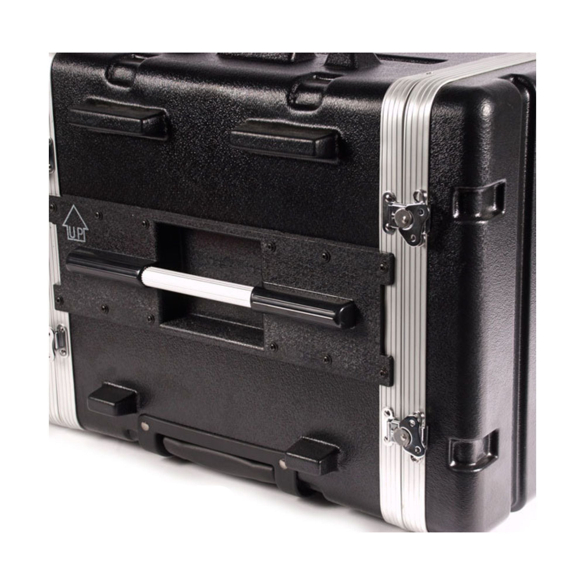 SWAMP Industries Swamp 8U ABS 19-inch rack case with extra depth, durable case for audio and equipment storage.