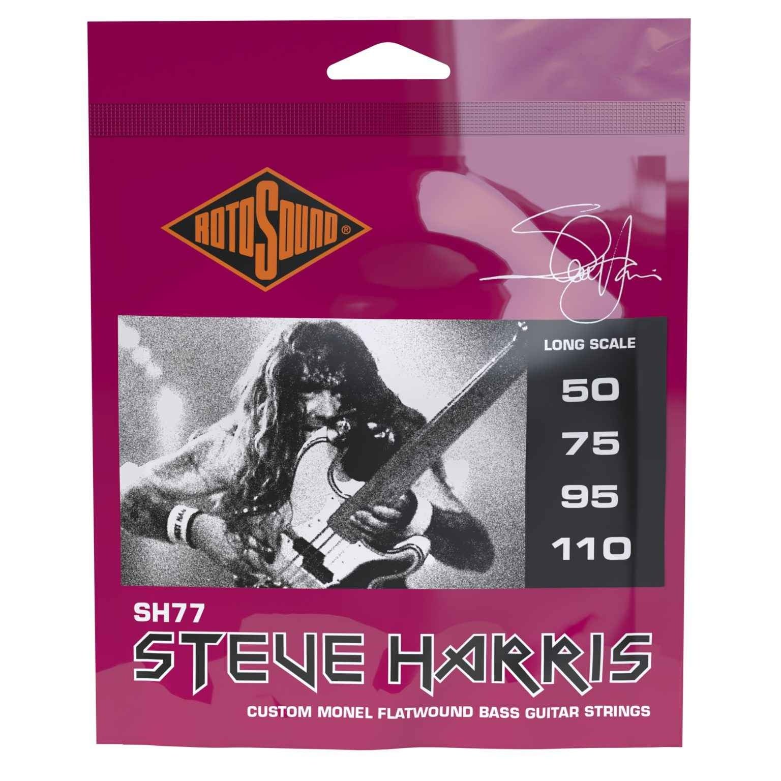 Rotosound SH77 Steve Harris Monel Flatwound Bass Strings