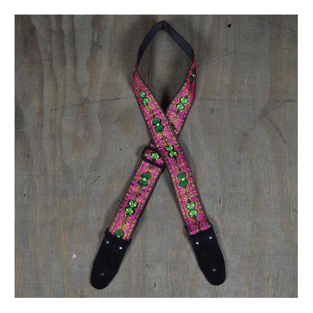 Colonial Leather Rag Strap Jacquard - Pink