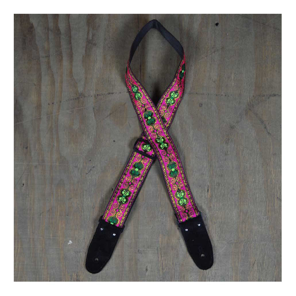 Colonial Leather Rag Strap Jacquard - Pink