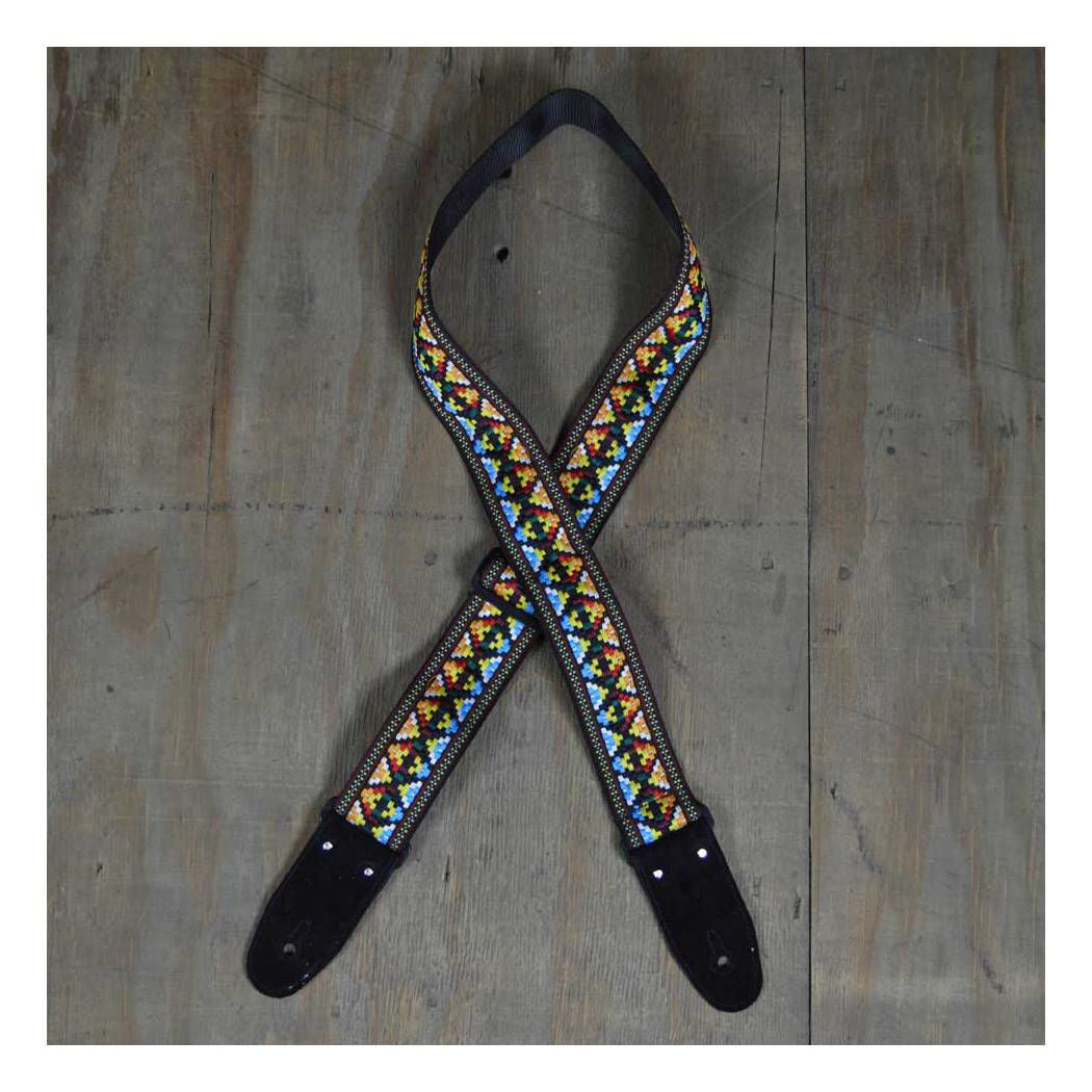 Colonial Leather Rag Strap Jacquard - Multi Colour