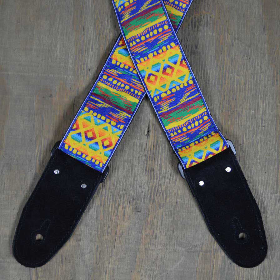 Colonial Leather Rag Strap Jacquard - Yellow