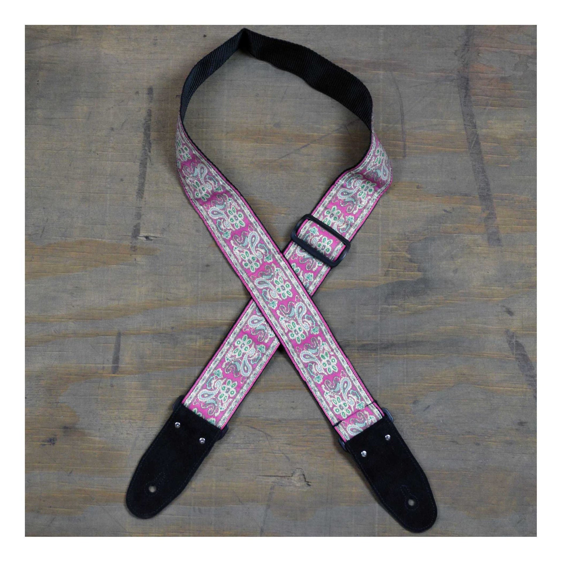 Colonial Leather Rag Strap Jacquard - Pale Pink