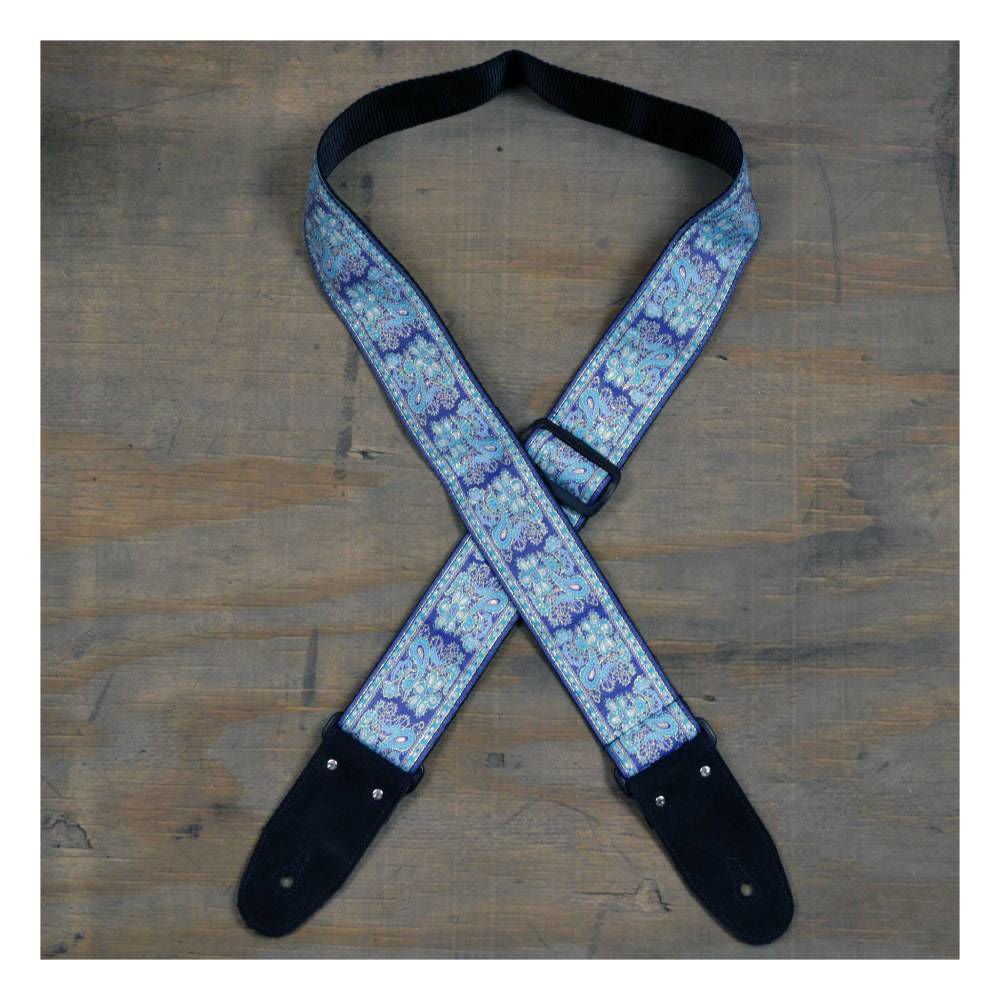 Colonial Leather Rag Strap Jacquard - Pale Blue