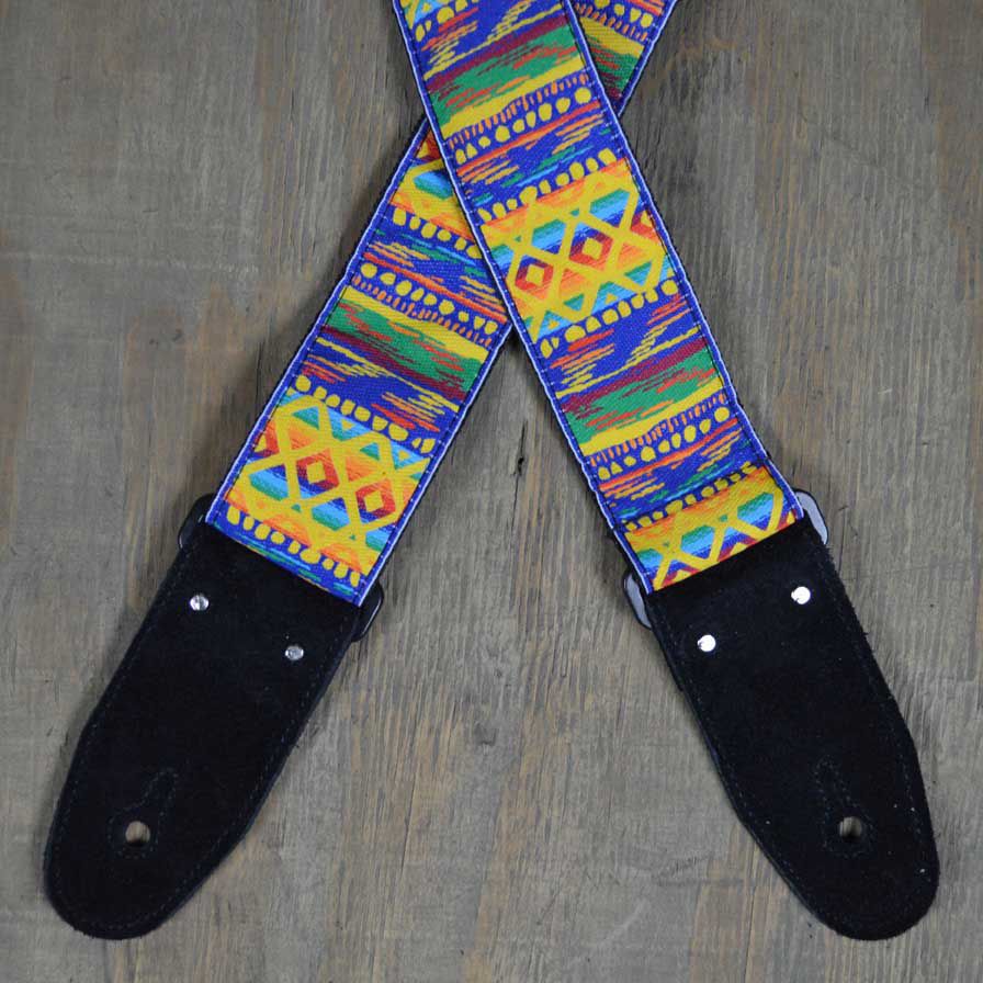 Colonial Leather Rag Strap Jacquard - Yellow