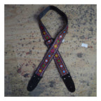 Colonial Leather Rag Strap Jacquard - Multi Coloured Squares