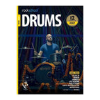 Rockschool Drums Debut 2018-2024 book showing sheet music and cover artwork for beginner drum lessons