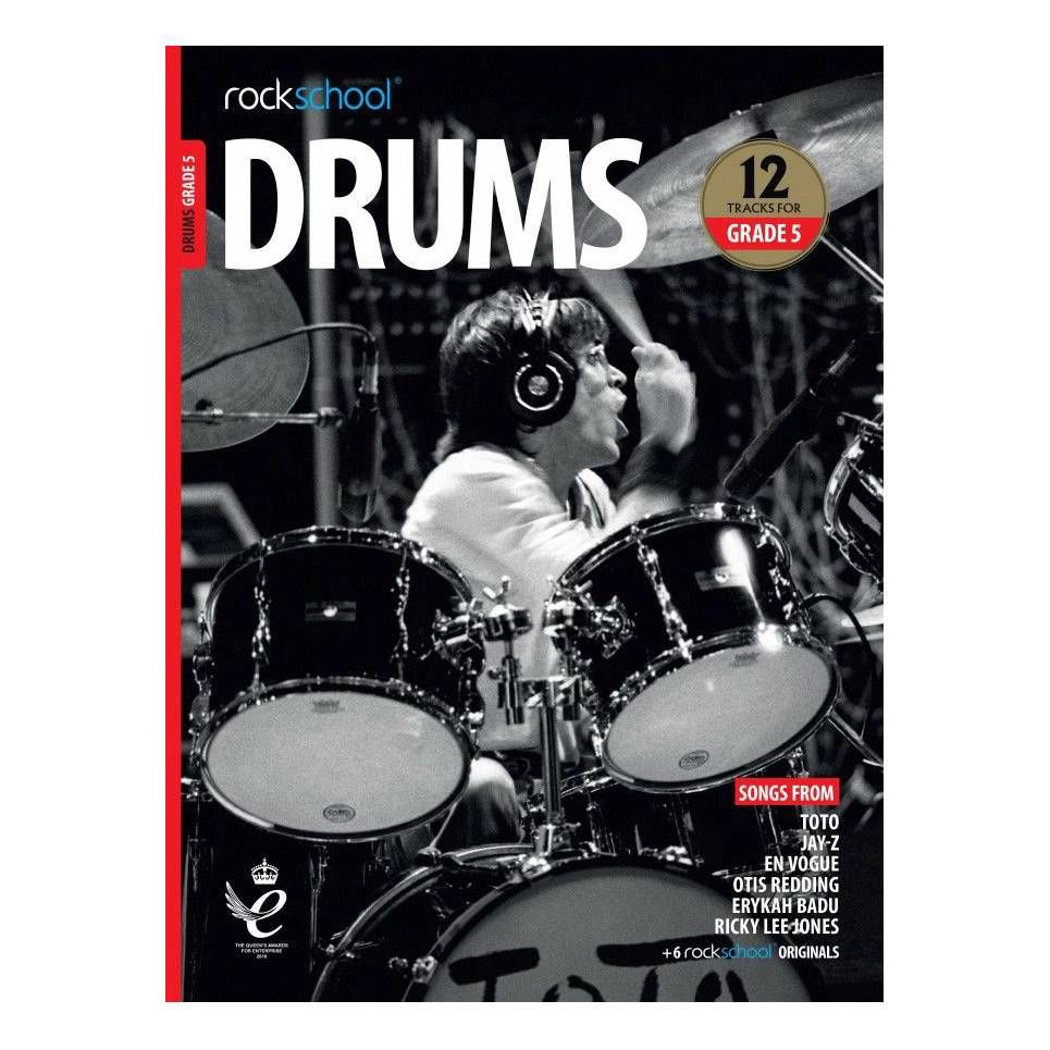 Rockschool Drums Grade 5 2018-2024 Book - OA