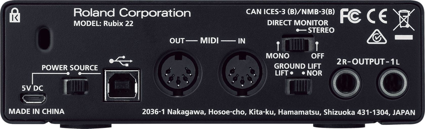 Roland Rubix22 USB Audio Interface (Rubix 22)