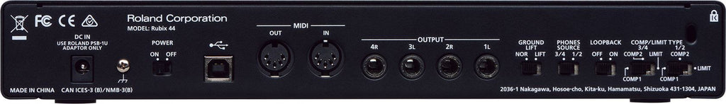 Roland Rubix44 USB Audio Interface (Rubix 44)