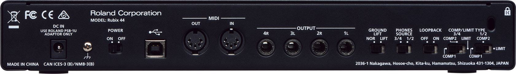 Roland Rubix44 USB Audio Interface (Rubix 44)