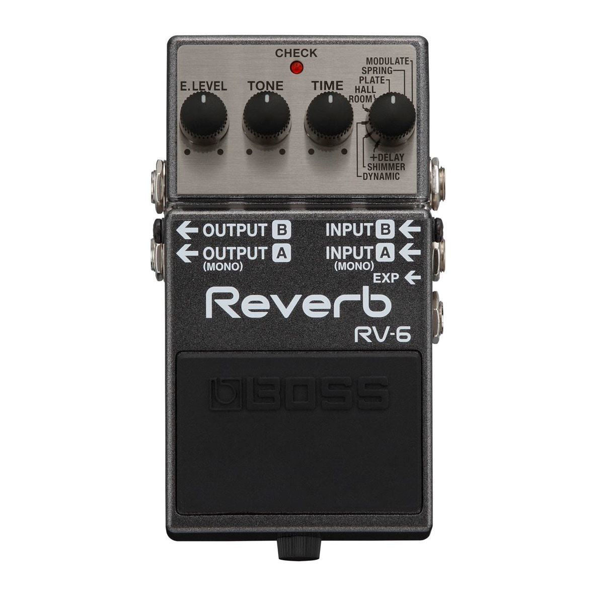 BOSS RV-6 Digital Reverb Guitar Effects Pedal