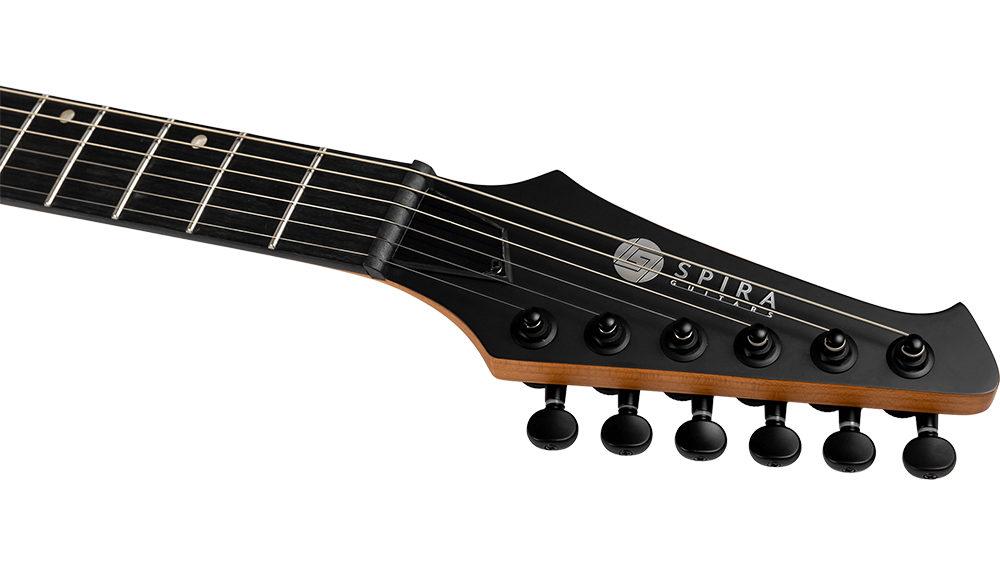 Spira S-400 MW HH Electric Guitar with Ebony Fretboard in Satin White