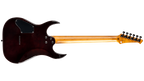 Spira S-450 TGR HH electric guitar with flame maple top, roasted maple neck, transparent green finish, and dual humbucker pickups.
